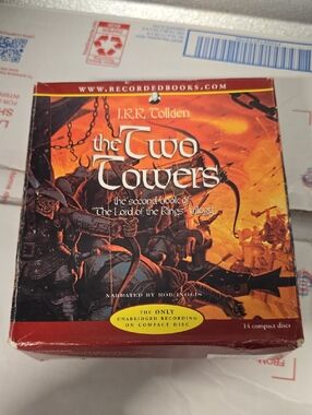 The Two Towers J.R.R. Tolkien Audiobook 14 Cd Set Unabridged Second Book